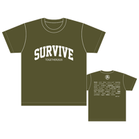 SURVIVE Tシャツ／シティグリーン