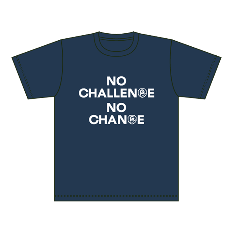 NO CHALLENGE NO CHANGE Tシャツ／ネイビー | Rap+ ONLINE
