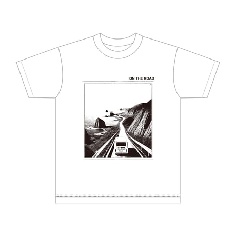ON THE ROAD Tシャツ ／ホワイト