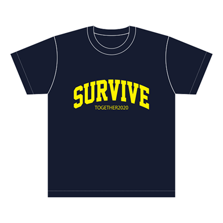 SURVIVE Tシャツ／ネイビー