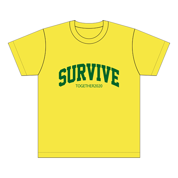 SURVIVE Tシャツ／イエロー | Rap+ ONLINE SHOP