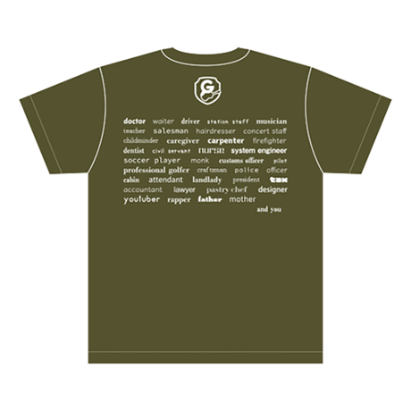 SURVIVE Tシャツ／シティグリーン