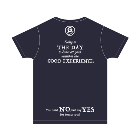 NO YES Tシャツ／ネイビー