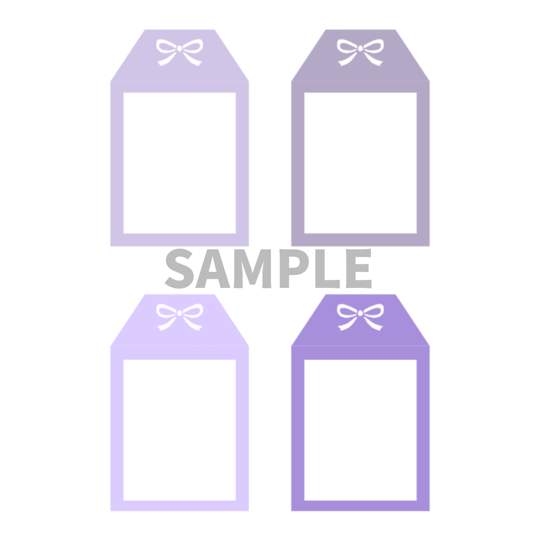 メッセージカード（お守り）（A4サイズ/PDF 3ページ） | Belle Milyy