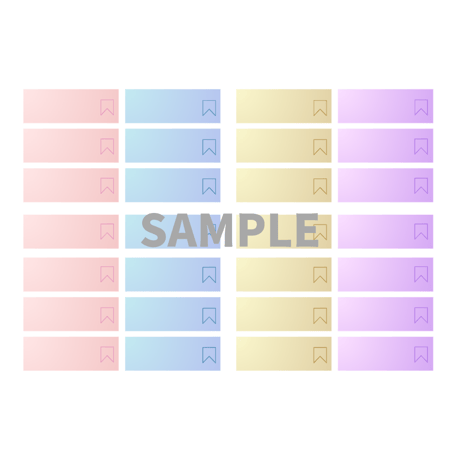 小型単語帳 単語帳 ノートタイプ 4色セット ST-VB200-PK | ネコポス 送料