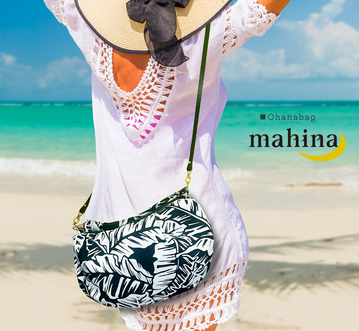 mahina・バナナリーフ】Hawaiian Ohana Bag/mahina_082NEW