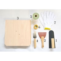 【 漆芸 / SHITSUGEI 】漆喰　tool set