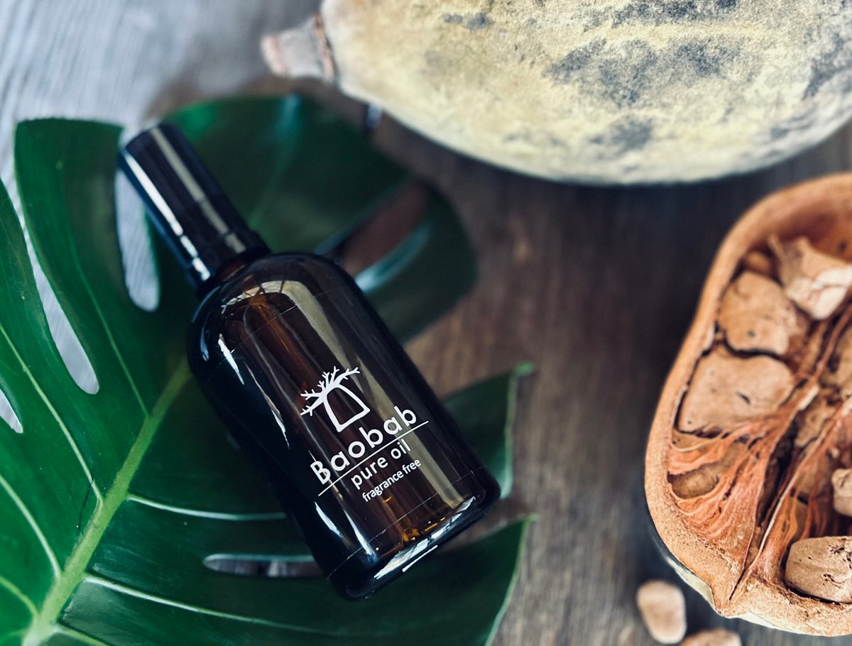 バオバブピュアオイル 120ml KAZE120(無香料)＊未精製のため種子の独特