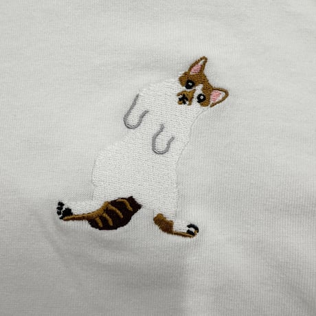 猫刺繍Tシャツ