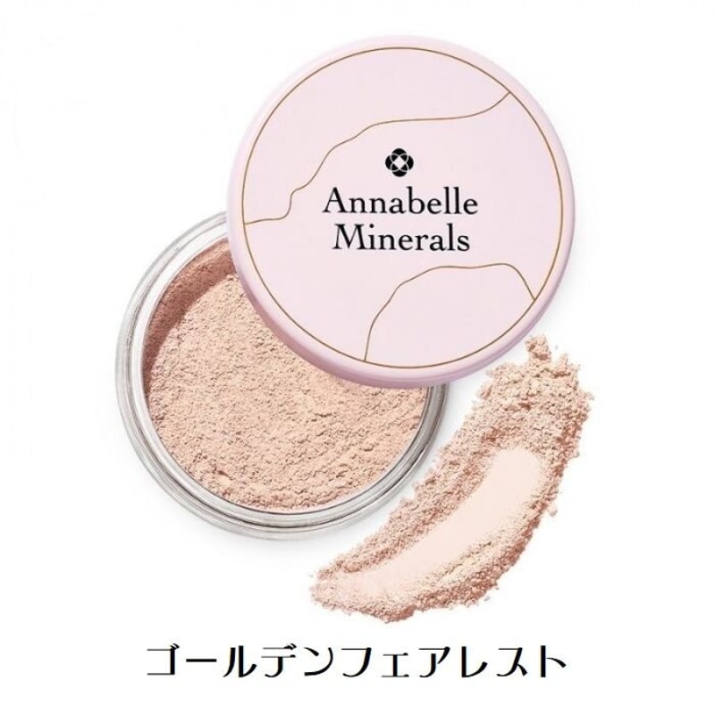 アナベルミネラルズ ミネラルファンデーション＆カブキブラシセット