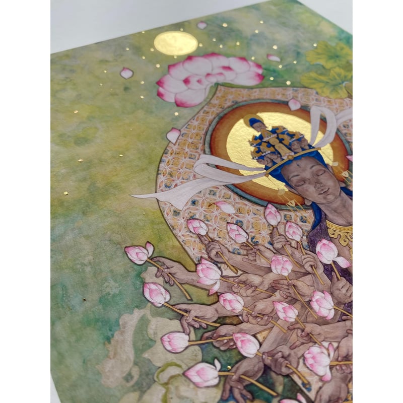 ⭐️残り5枚⭐️蓮華千手観音 ジークレー版画 初版10枚 特別価格 ⭐️残り5枚⭐️蓮華千手観音 ジークレー版画 初版10枚 特別価格