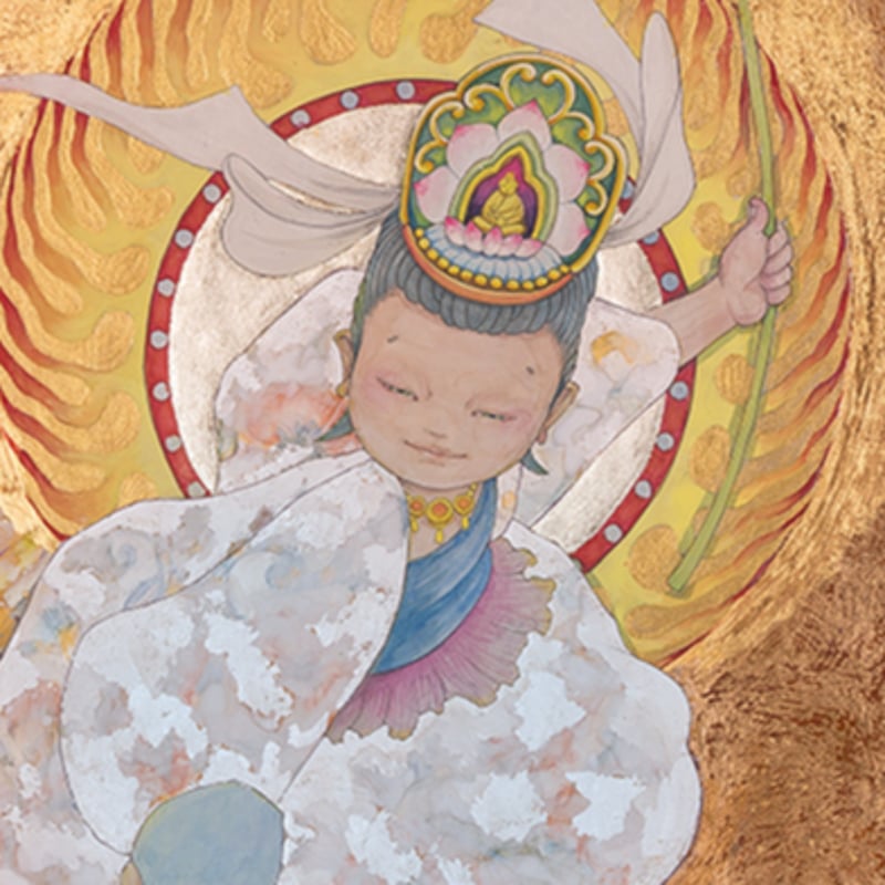 慈愛とエネルギーの神様🩵ベビー龍頭観音ちゃん 初版10枚 | 工房 映水