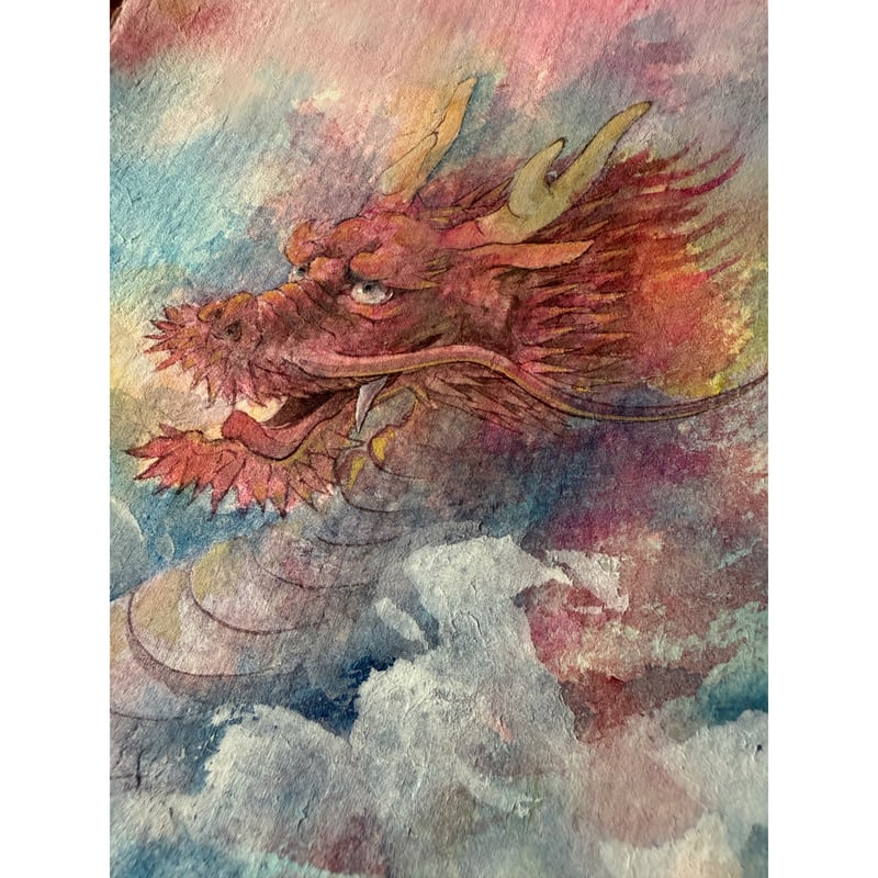 はまぐり貝殻絵付け　虹龍 ポスカで気軽に 貝合わせ絵付け体験 駒形大重神社にて開催します
