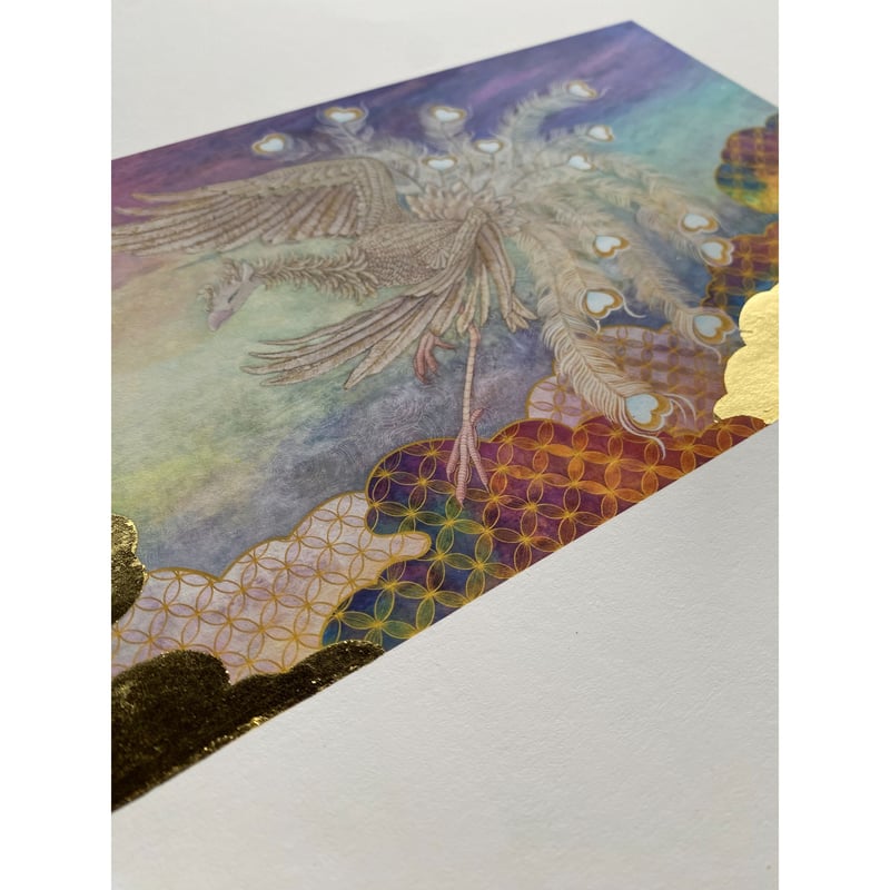 【新品】高級ジークレー版画 幸せの青いオウム taesun 油絵 風水 縁起物 新品】高級ジークレー版画 幸せの青いオウム taesun 油絵 風水
