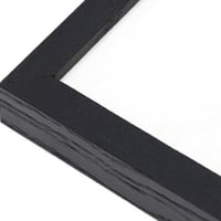 シンプル額・ダブルマットセット　ブラック