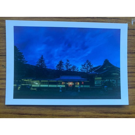 七面山・敬慎院 祖師堂　ポストカード5枚セット