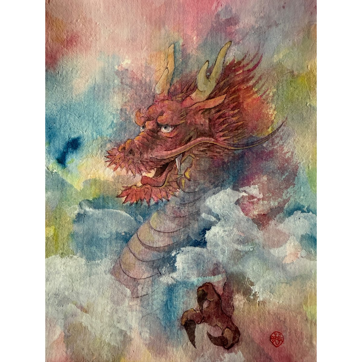 はまぐり貝殻絵付け　虹龍 九頭龍商会ポータルサイト