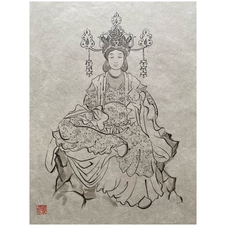 『七面天女』