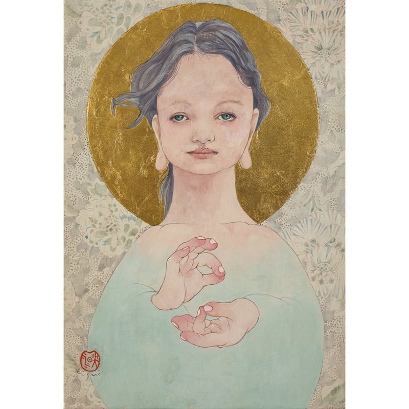 油絵　カルパティア山脈 ウクライナ支援のため、この絵を販売する。 ウクライナとロシアの子ども絵画展を9月18日から9月24日まで開催