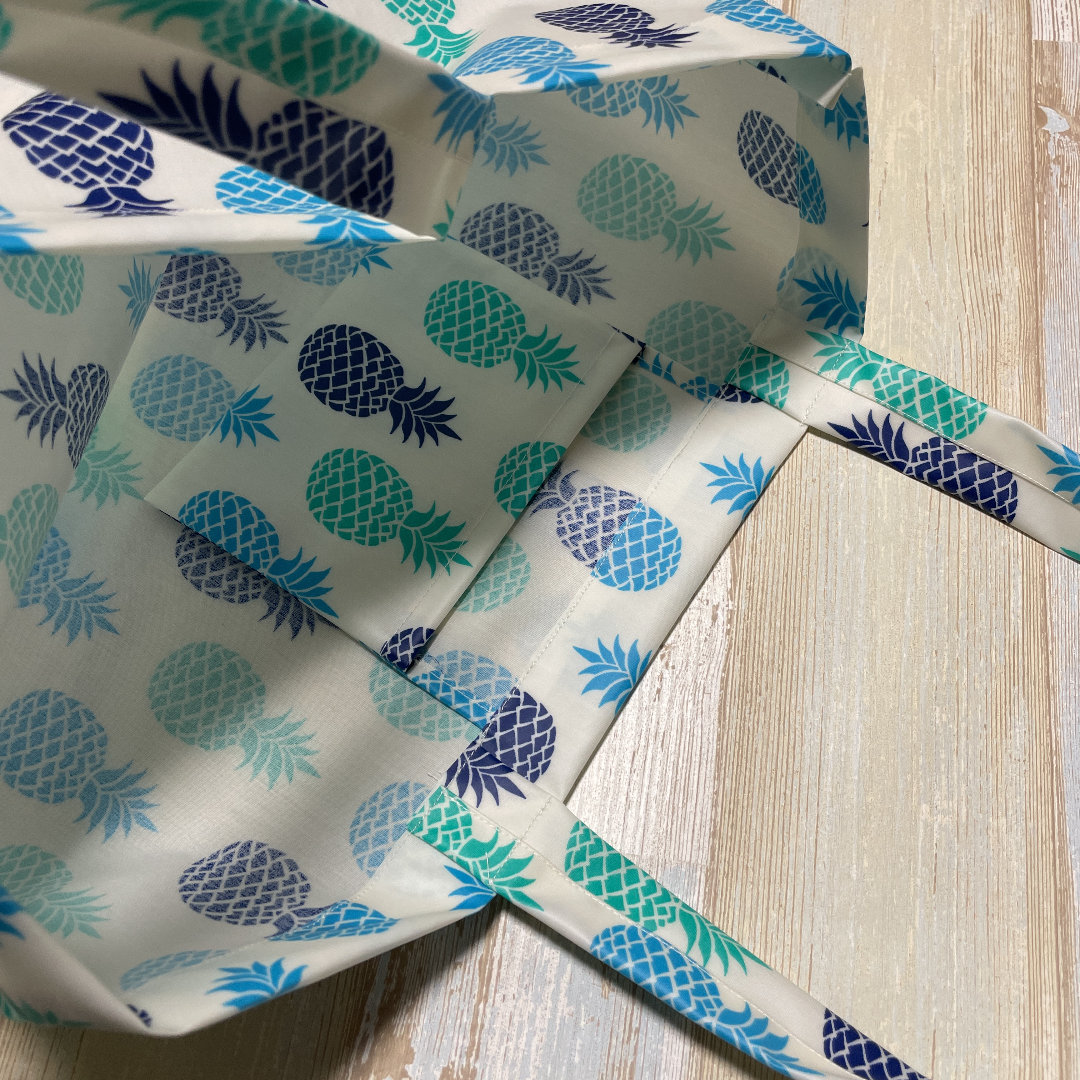 ハワイアンキルト・ハンドメイド・トートバッグ・パイナップル