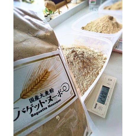国産大麦粉『バゲット・ヌーボー 63』250ｇ（250ｇ小袋のみ🔶1～2個まで🔶のご注文はレターパックにて簡易配送）