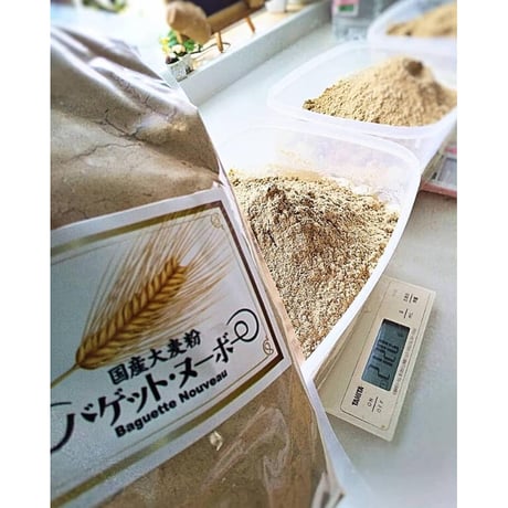国産大麦粉『バゲット・ヌーボー 63』250ｇ（3個以上、または１個からでも2kg商品との同時注文はこちらから）