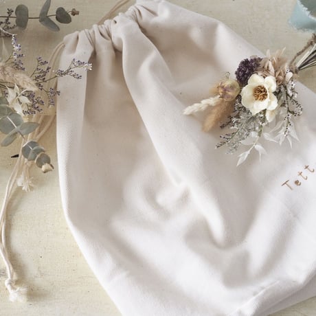 おむつケーキ natural   名前刺繍あり