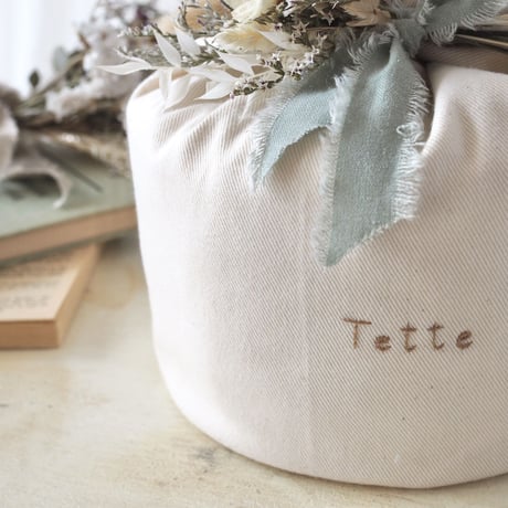 おむつケーキ natural   名前刺繍あり
