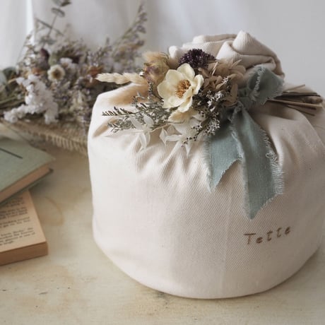 おむつケーキ natural   名前刺繍あり