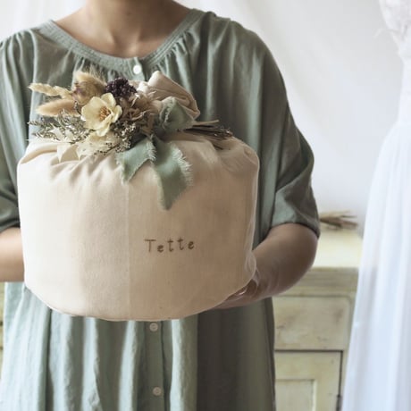 おむつケーキ natural   名前刺繍あり