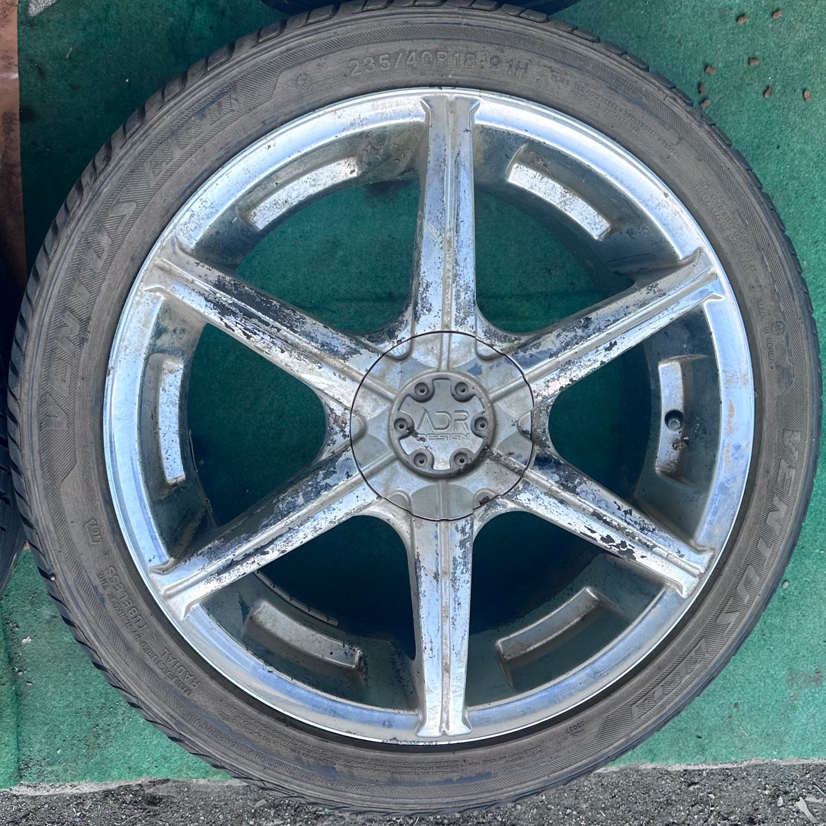 車のパーツ ADR DESIGH 18x7.5J 235/40 ADR DESIGH 18 x 7.5J 235/40R18 4本セット | BROADCAS