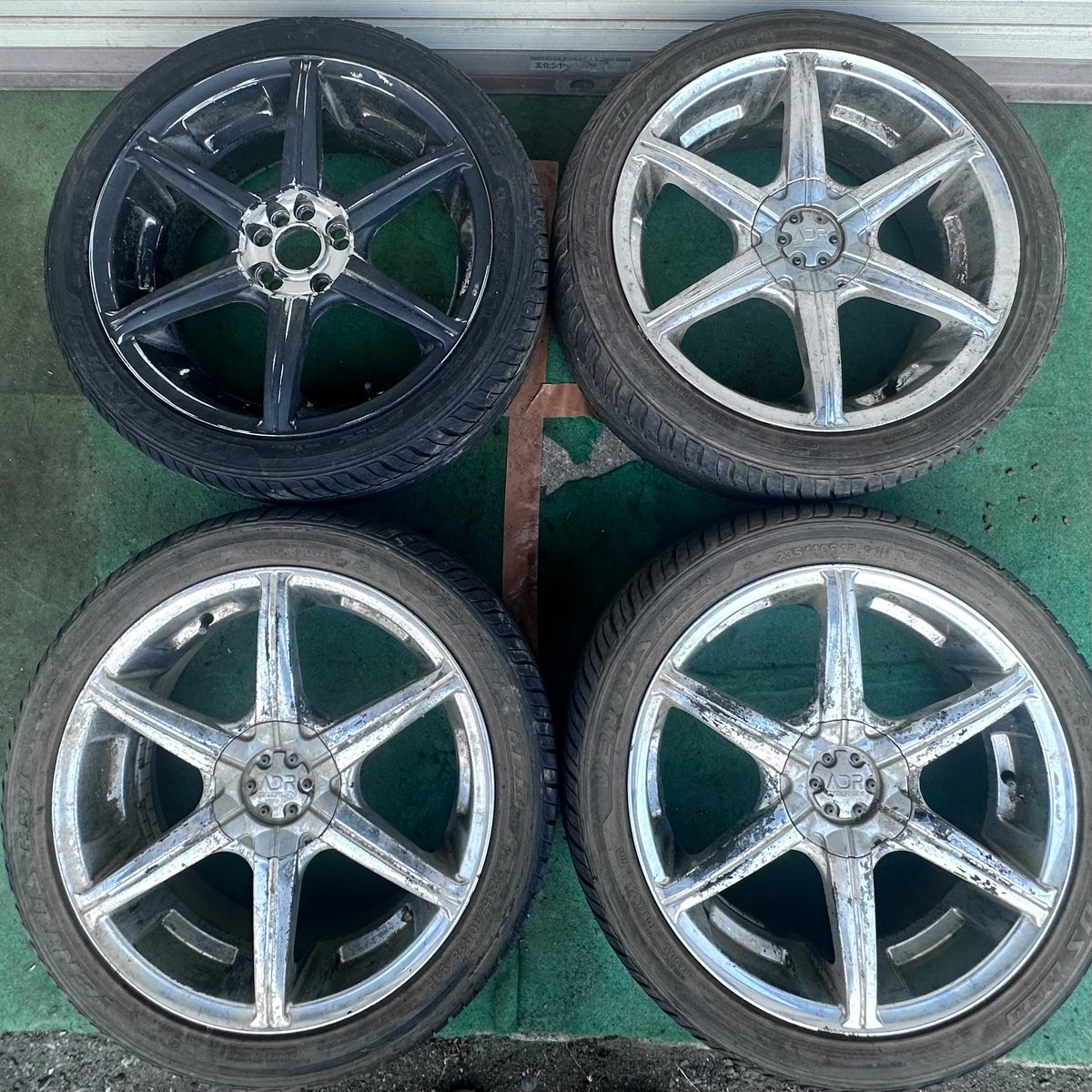 車のパーツ ADR DESIGH 18x7.5J 235/40 ADR DESIGH 18 x 7.5J 235/40R18 4本セット | BROADCAS