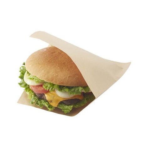 バーガー袋　１８　未晒無地　＃４７３８１７３