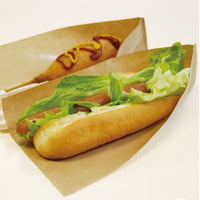 ホットドックスリーブ S 未晒無地 ＃4738224 | 包装市場