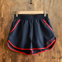 ショートパンツ　ネイビー＆レッド