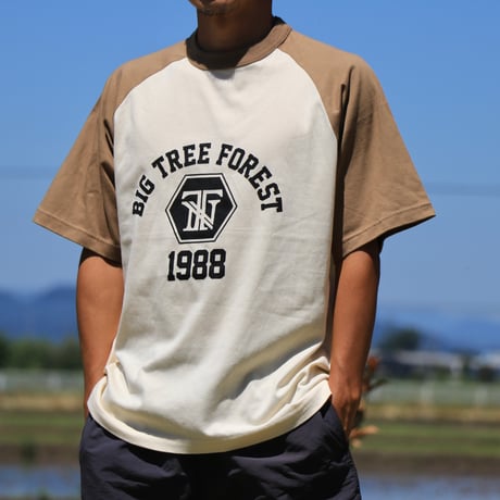 ビンテージ　Tシャツ　キャメル