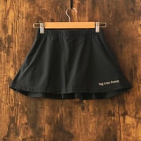 スコート　ブラック