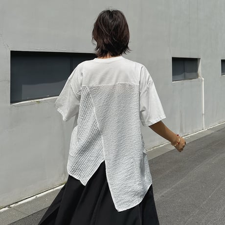 New！アシメデザインカットソー