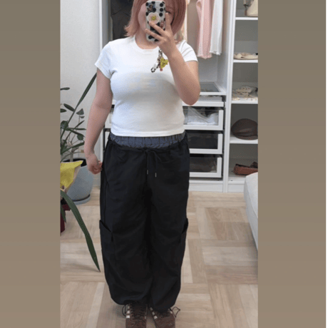 NEW！レイヤード風カーゴパンツ