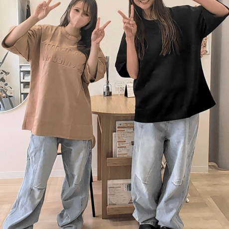 春夏NEW！スエードTシャツ　キャメル