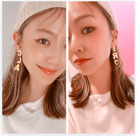 CLAIRロゴピアス＆イヤリング