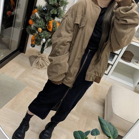 NEW！コーデュロイブルゾン　ベージュ