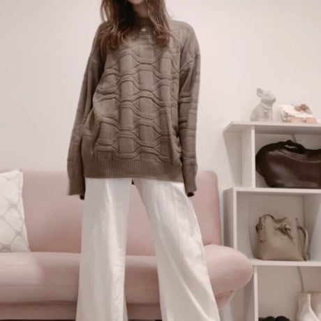 (新作)men'sシンプルデザインニット