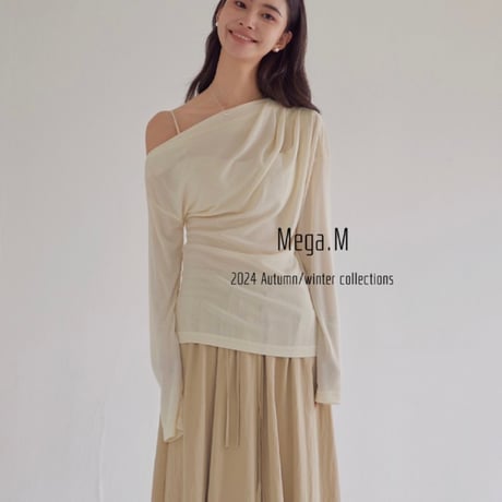 (新作)シャーリングシアートップス