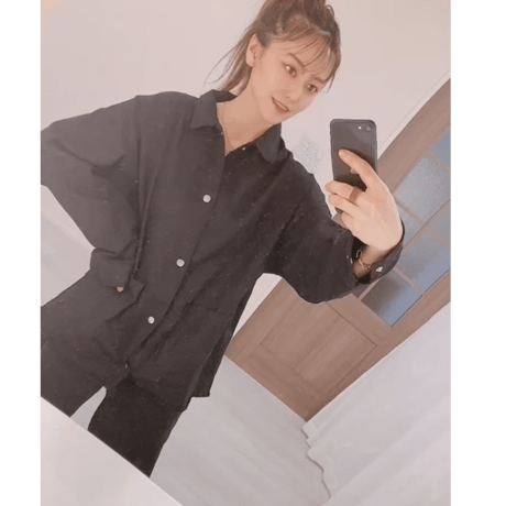 【MENS】デニム風シャツ