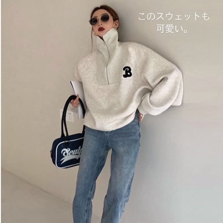 Bロゴスウェット