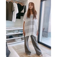 New！サマーニットチュニック 白