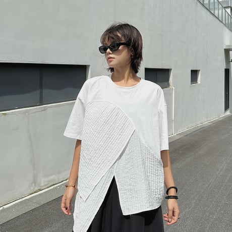 New！アシメデザインカットソー