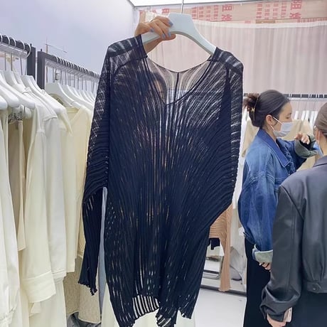 再入荷！シースルーニット