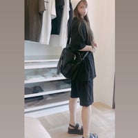 New！半袖ジャージセットアップ 黒